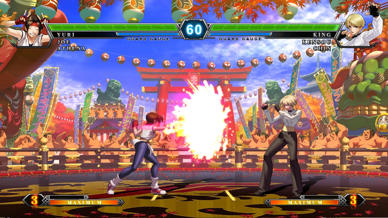 Illustration for article titled The First King of Fighters XIII Screen Shots Bust Out